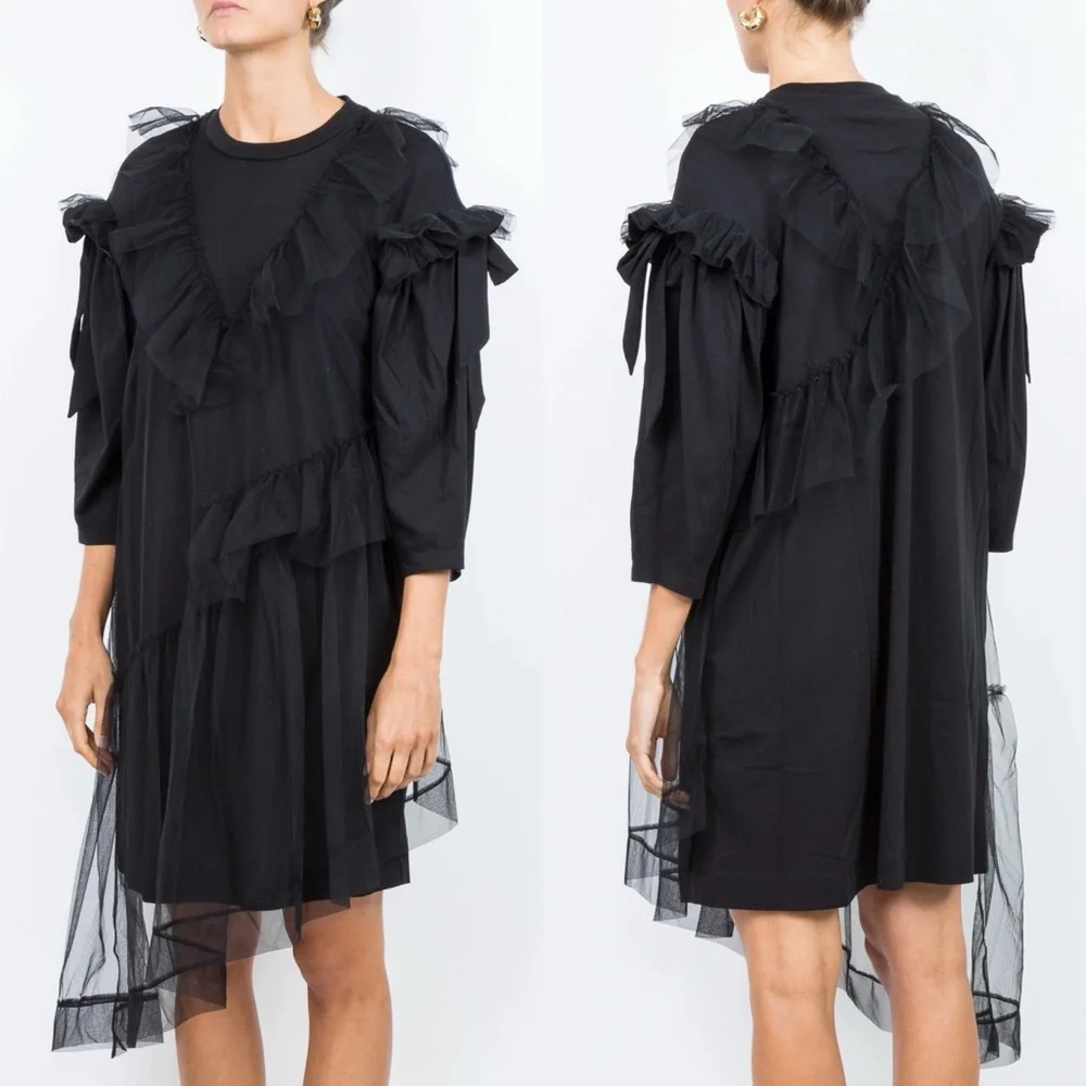 Simone Rocha - Ruffle Tulle Dress - Picture 5 of 7